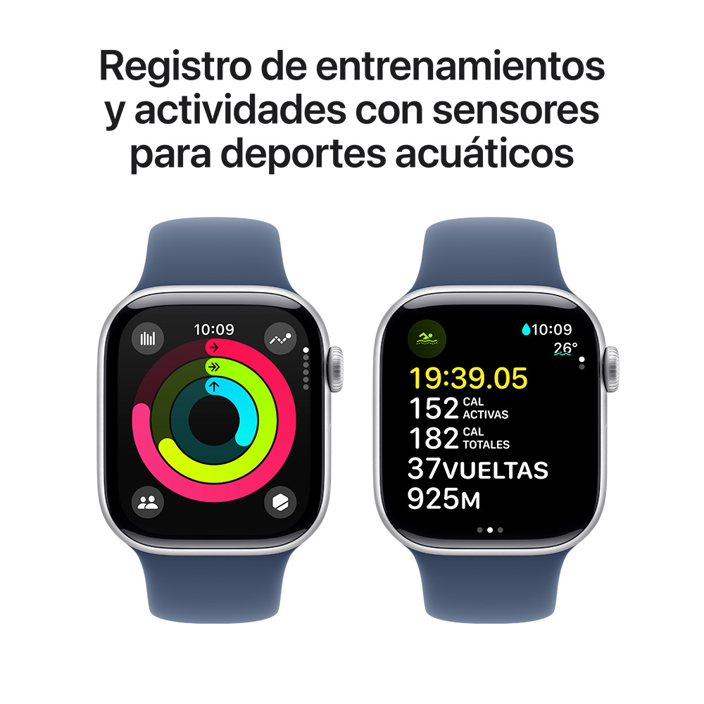 Apple Watch Series 10 GPS 42 mm - Plata / Correa S/M