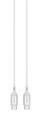Cable mophie essential USB C a USB C 1M - Blanco