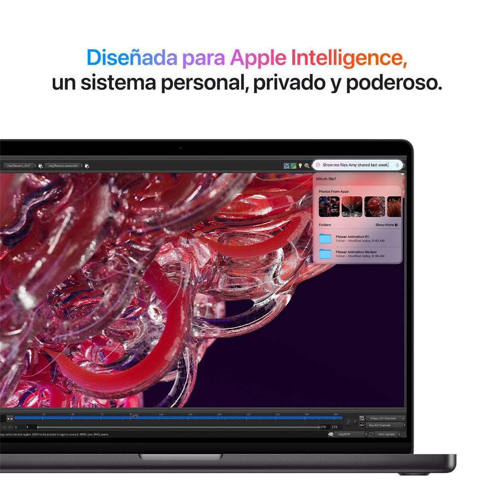 MacBook Pro 14 M4 10CPU 10GPU 16GB 512GB - Negro Espacial